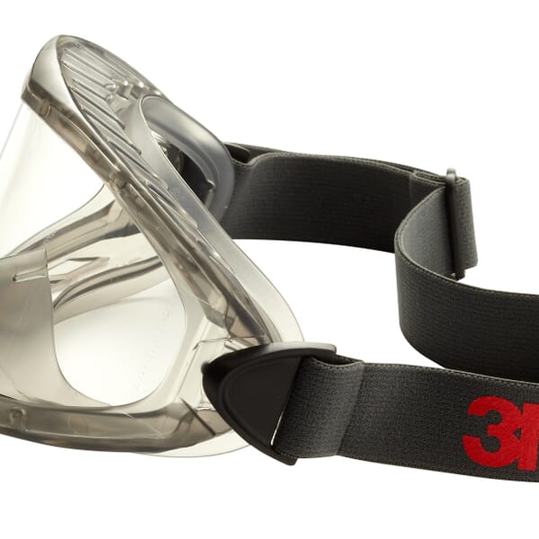 3M 7010302104 GG2891S-SGAF Safety Goggle, Anti-Fog Clear Polycarbonate Lens, Cloth Strap, ANSI Z87.1-2015
