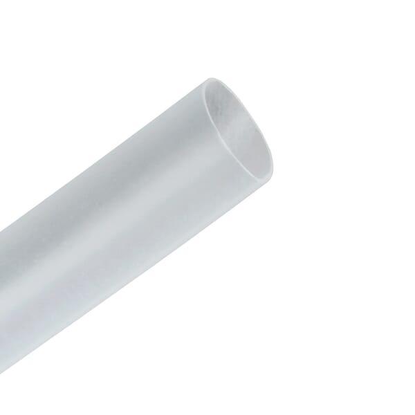 3M 7000133515 FP0.750CR48 Tubing, 0.375 in ID Recovered, 48 in L, Polyolefin, Transparent