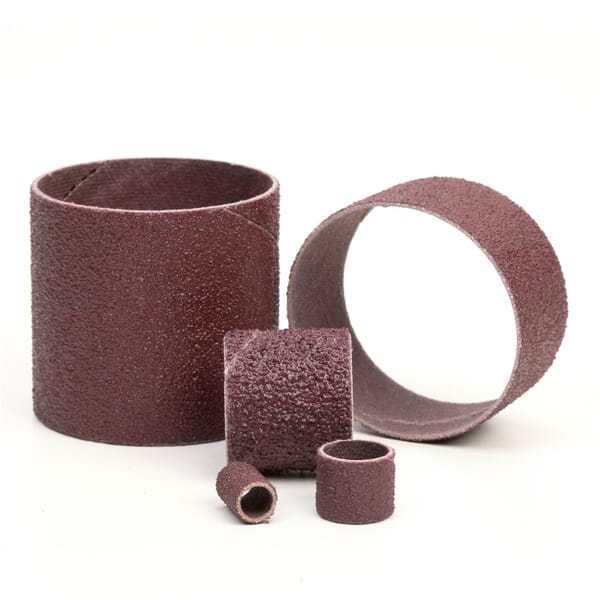 3M 7010309037 Spiral Band, 1 in Dia x 1 in L Band, P180 Grit, Very Fine Grade