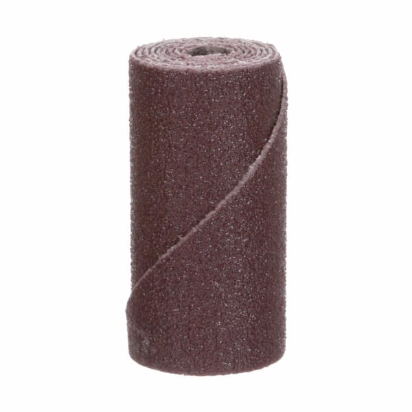 3M 7010299080 341D Straight Roll, 2 in OAL, 0.125 in Dia Pilot Hole, 60 Grit, Aluminum Oxide Abrasive