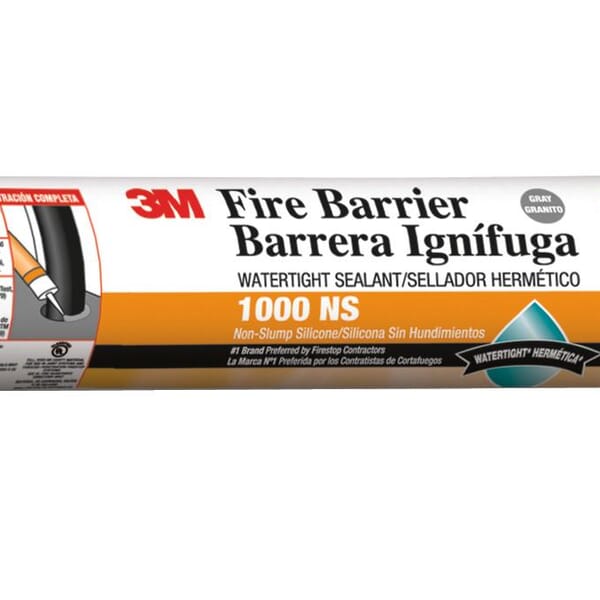3M 7010353044 Watertight Fire Barrier Sealant, Sausage Pack Container