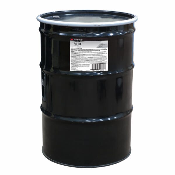 3M 7010366375 60 CA Spray Adhesive, 55 gal Drum, Transparent