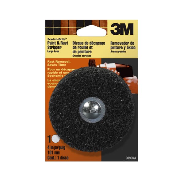 3M 7010375230 Paint and Rust Stripper, 4 x 1 in Container, Black, Metal