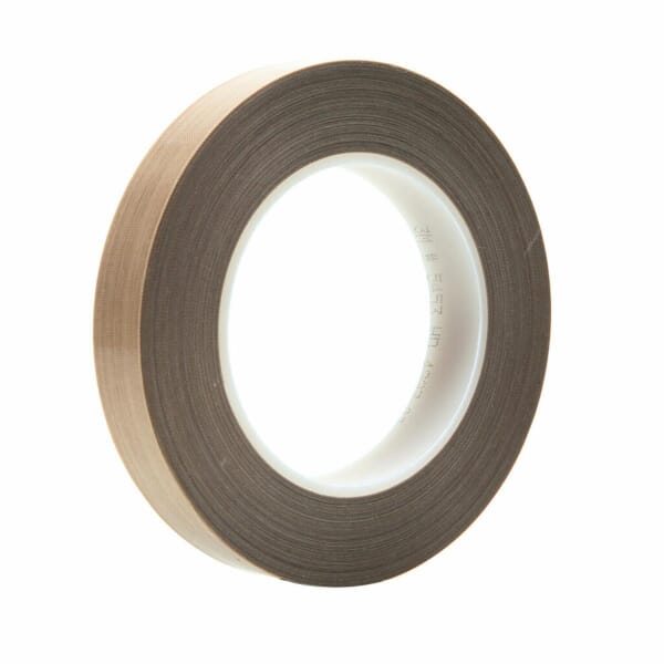 3M 7000050132 5453 Cloth Tape, 36 yd L 0.8 in W, 8.2 mil THK, Silicone Adhesive, Glass Cloth Backing, Brown