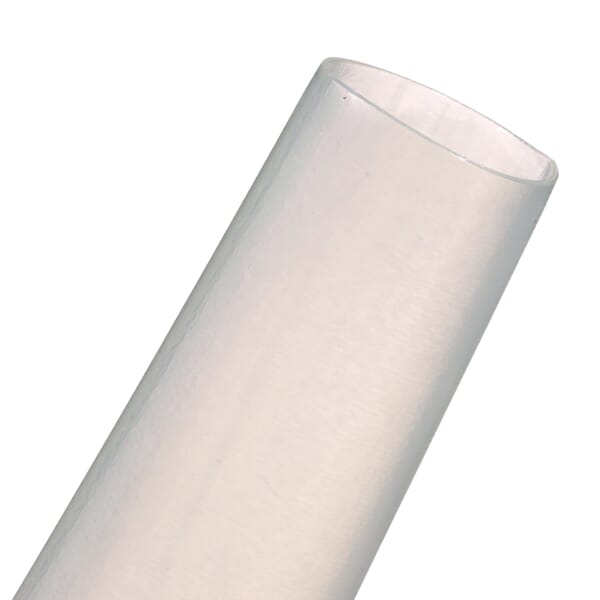3M 7010398851 EPS-300 Adhesive Lined Heat Shrink Tube, 3/4 in ID Expanded, 1/4 in ID Recovered, 48 in L, Polyolefin, Clear