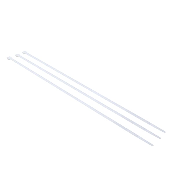 3M 7010400117 Cable Tie, 24 in L x 0.335 in W x 0.087 in THK, Nylon 6/6, Natural