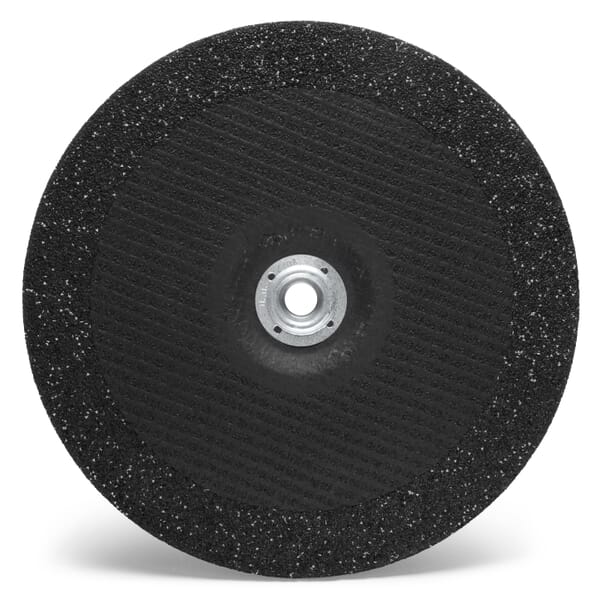 3M 7010409732 Type 27 Grinding Wheel, 9 in Dia Wheel x 1/4 in THK Wheel, 36 Grit, Ceramic Grain Abrasive