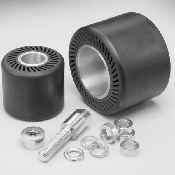 3M 7100073953 Slotted Expander Wheel, 3 in Dia Drum x 3 in L Drum, 6000 rpm Max