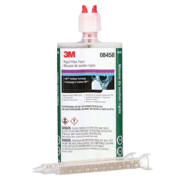 3M 7100004037 2-Part Urethane Rigid Pillar Foam, 200 mL Container Cartridge Container, Part A: Viscous Liquid/Part B: Liquid Form