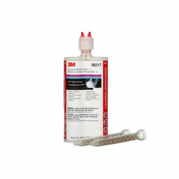 3M 7100006285 8217 Epoxy Adhesive, 2 fl-oz Cartridge, Clear