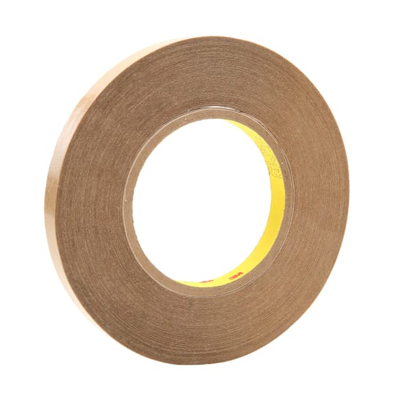 3M 7000144691 950 Adhesive Transfer Tape, 60 yd L 1/2 in W, 5 mil THK, Acrylic Adhesive, Tan