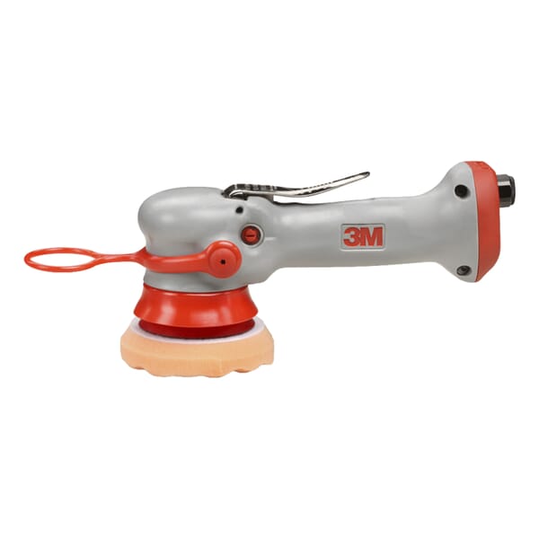 3M 7100036729 Dual Action Buffer, 3 in Dia Pad, 0.26 hp, 17 scfm Air Flow, 90 psi