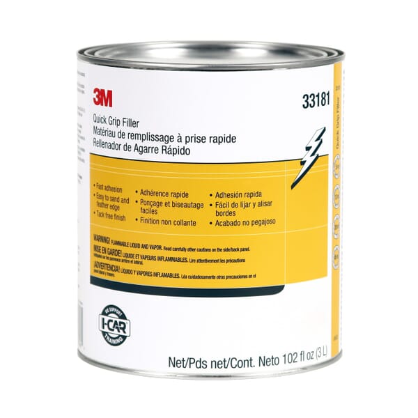 3M 7100039451 33181 Filler, 1 gal Can, Paste Form