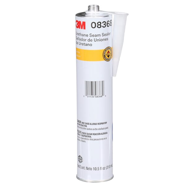 3M 7100049325 Urethane Seam Sealer, 310 mL Container Cartridge Container, Solvent Odor/Scent, White, Paste Form
