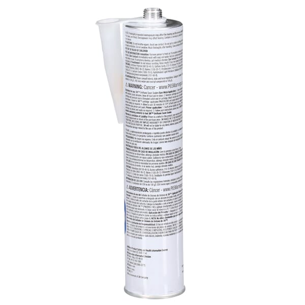 3M 7100049325 8368 High-Solid Sealer, 1.4 fl-oz Cartridge, White