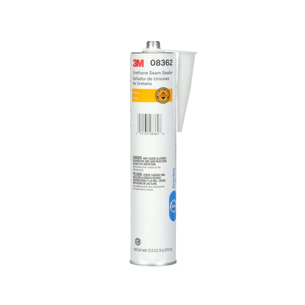 3M 7100066294 Urethane Seam Sealer, 310 mL Container Cartridge Container, Solvent Odor/Scent, Gray, Paste Form