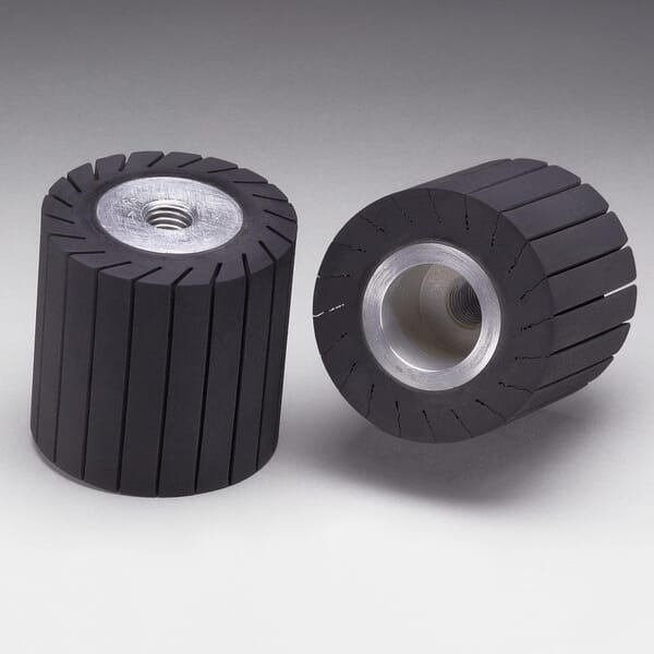 3M 7100073953 Slotted Expander Wheel, 3 in Dia Drum x 3 in L Drum, 6000 rpm Max