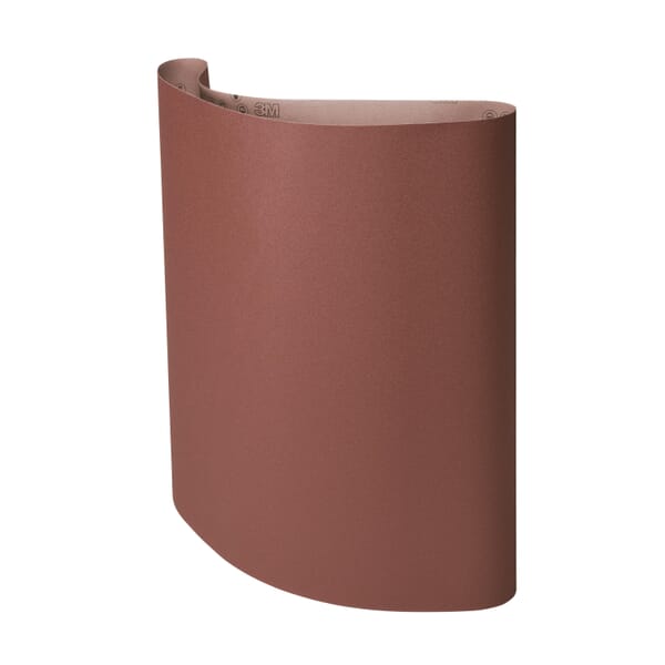 3M 7100020313 Flat Wide Cloth Belt, 37 in W Belt x 60 in L, P150 Grit, Very Fine Grade, Polyester Backing