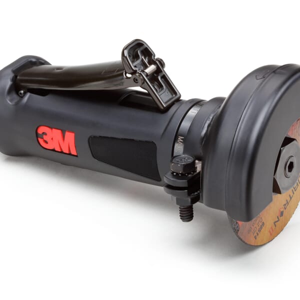 3M 7100106924 Pneumatic Cut-Off Wheel Tool, 3 in Dia Wheel, 25000 rpm Speed, 37 scfm Air Flow