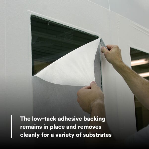 3M 7000045499 36851 Tape, 300 ft L 14 in W, Non-Woven Fabric