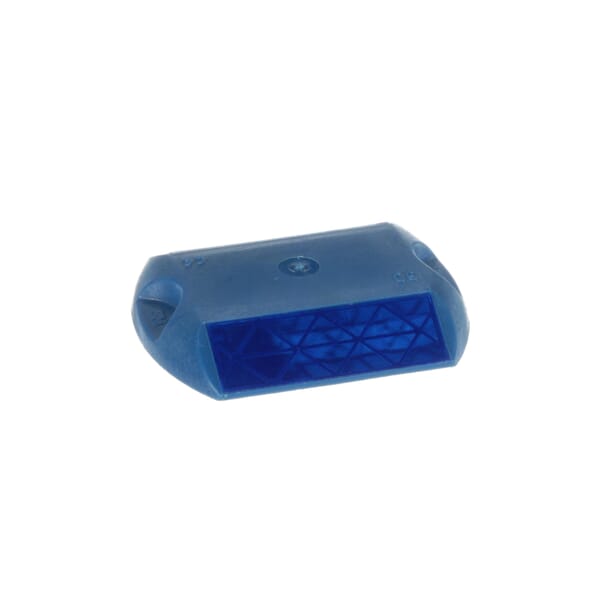 3M 7100140695 290 Marker, 4 in L x 5/8 in W, Blue, Polycarbonate Glass, 2-Way