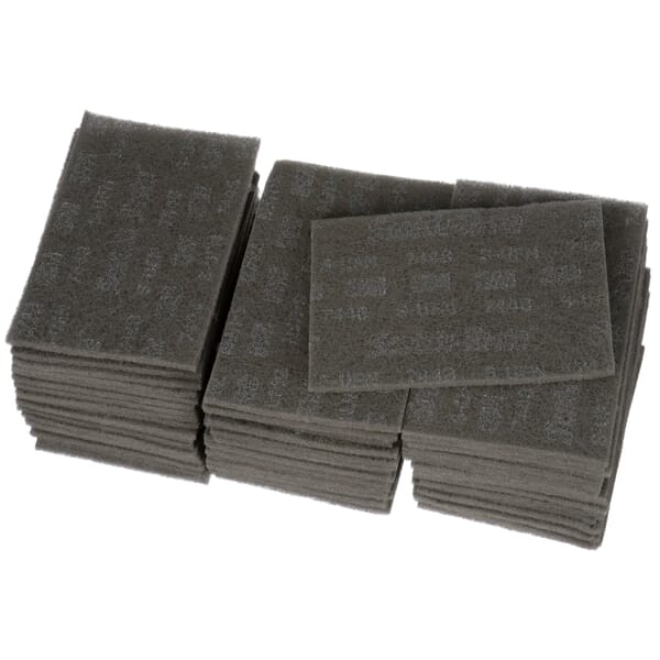3M 7100141899 Pad, 9 in L, 6 in W W/Dia, Ultra Fine Grade, Silicon Carbide Abrasive