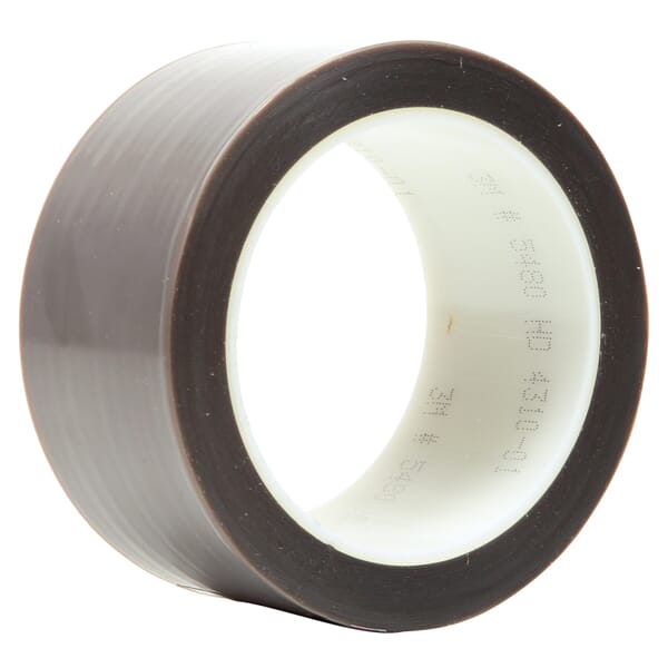 3M 7000029152 5480 Film Tape, 36 yd L 2 in W, 3.7 mil THK, Silicone Adhesive, Skived PTFE Backing, Gray