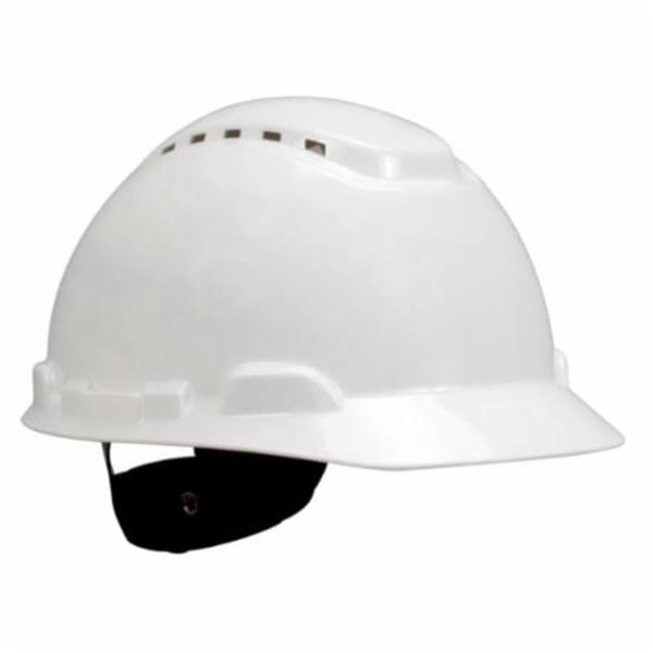 3M 7000002418 H-700 Vented Hard Hat, SZ 6-5/8 Fits Mini Hat, SZ 7-3/4 Fits Max Hat, HDPE, 4-Point Ratchet Suspension, ANSI Electrical Class Rating: Class C, ANSI Impact Rating: ANSI/ISEA Z89.1-2014 Type I