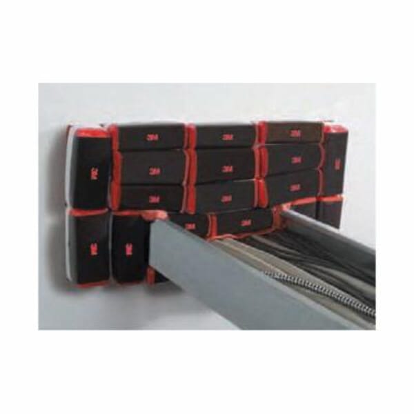 3M 7100138833 Self-Locking Fire Barrier Pillow, 2 in L x 4 in W, 3 hr Fire Rating, Graphite, ASTM E 814 (UL 1479), CAN/ULC-S115