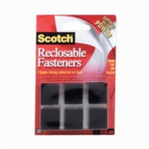 Scotch 7100112300 Reclosable Fastener, Black