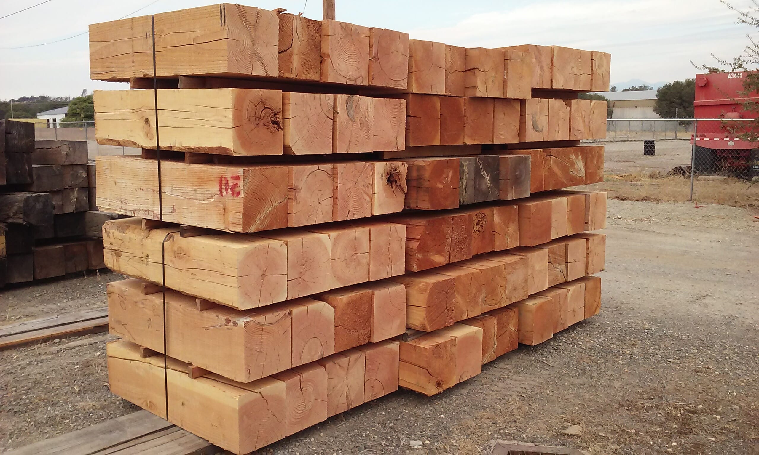 12" x 12" x 36" Rough Oak Lumber Cribbing Timber