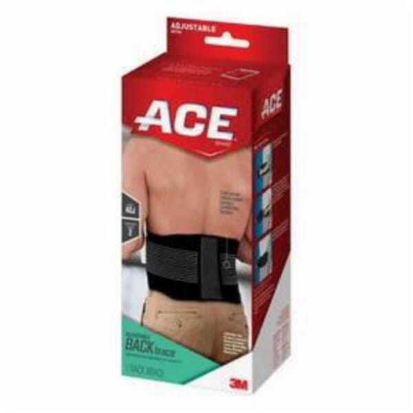 ACE 7010314383 Adjustable Back Brace, Adjustable, Black/Gray