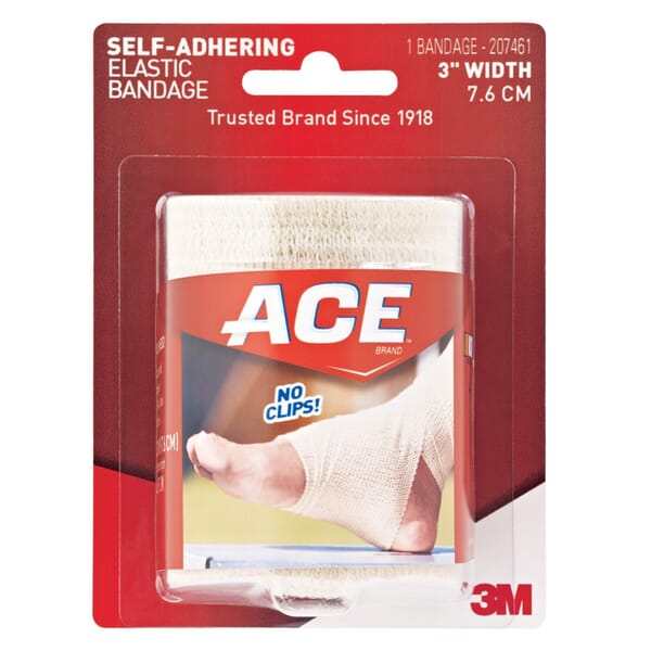 ACE 7010332694 207461 Self-Adhering Bandage, Elastic, Beige