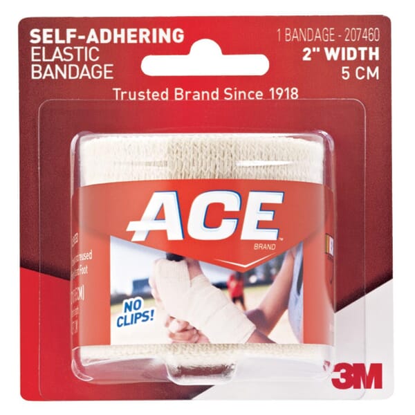 ACE 7010370664 207460 Self-Adhering Bandage, Elastic, Beige