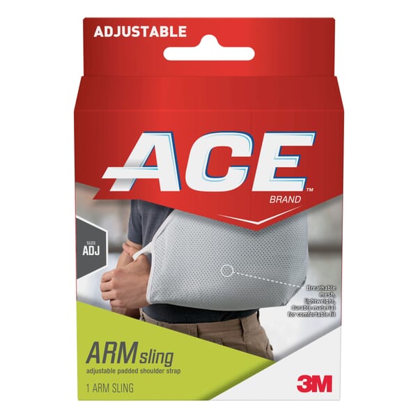 ACE 7010378921 Adjustable Arm Sling, Universal, Gray, Adjustable Strap Closure