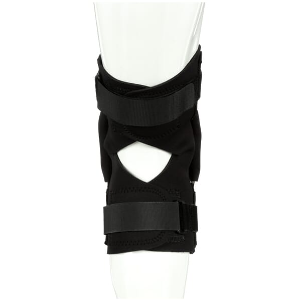 ACE 7010372741 Adjustable Hinged Knee Brace, Hook and Loop Closure, Black