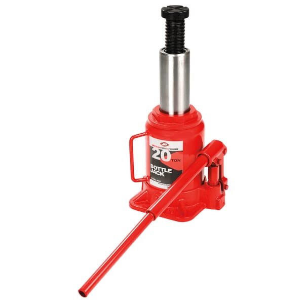 AFF 3522 Heavy Duty Manual Bottle Jack, 20 ton Lifting, 7-3/4 in H Min Lifting, 6-3/4 x 6-1/4 in Base