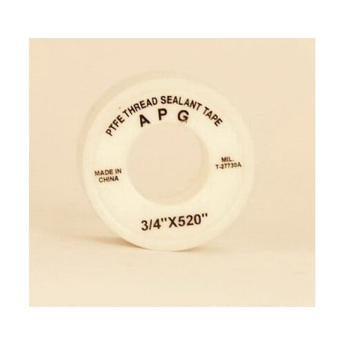 APG 2546B Thread Sealant Tape, 520 in L x 1/2 in W, 30000 psi Pressure, TFE Resin