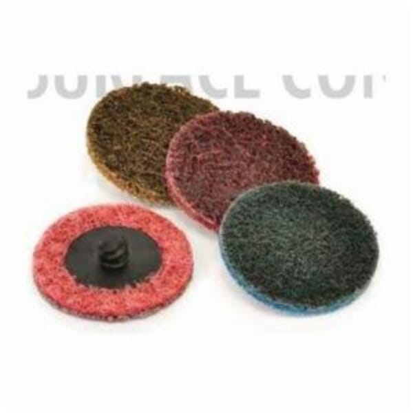 ARC Z-WEB 59341 Non-Woven Abrasive Quick-Change Disc, 2 in Dia, Coarse Grade, Aluminum Oxide Abrasive, Type R Attachment