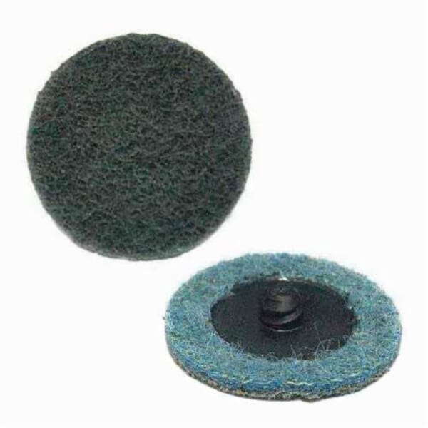 ARC Z-WEB 59363 Non-Woven Abrasive Quick-Change Disc, 3 in Dia, Very Fine Grade, Aluminum Oxide Abrasive, Type S Attachment