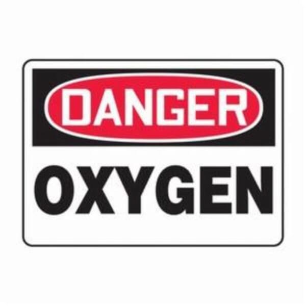 Accuform MCHL168VA Safety Sign, DANGER, Text, Aluminum, Through Hole Mount, 7 in H x 10 in W, English