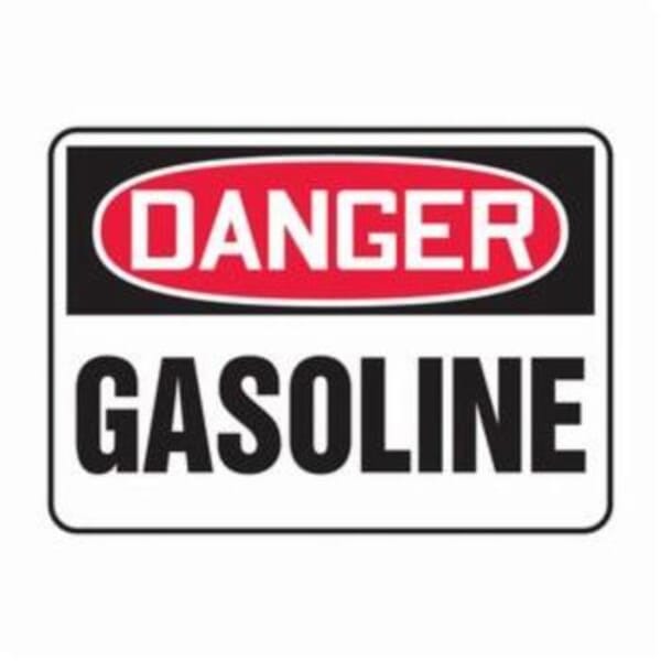 Accuform MCHL241VA Safety Sign, DANGER, Aluminum, Through Hole Mount, 7 in H x 10 in W, English