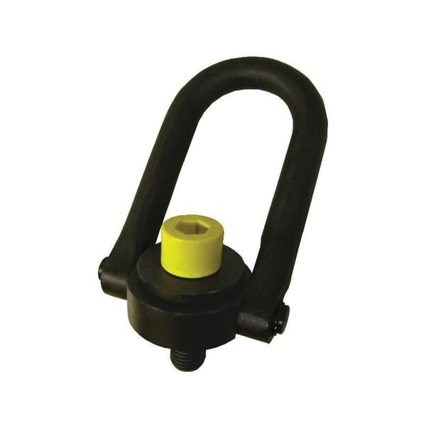 Actek 46004 Standard U-Bar Hoist Ring, 4000 lb Load, 180 deg Pivot, 360 deg Swivel, 3/4 in Bail, 5/8-11 Thread