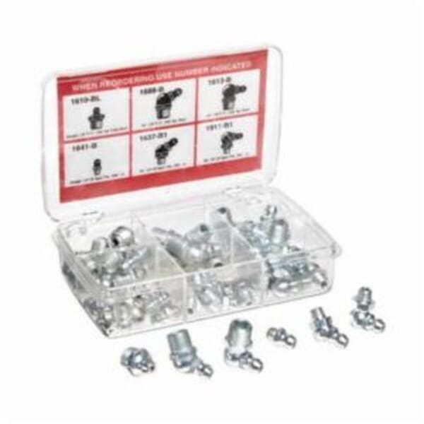 Alemite 2365-1 Standard Grease Fitting Kit, 48 Pieces, Steel