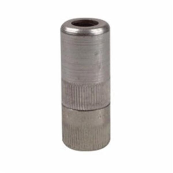 Alemite 308730-A Narrow Hydraulic Coupler, 1/8 in Dia Nominal, Female NPTF, Rubber Seal/Steel