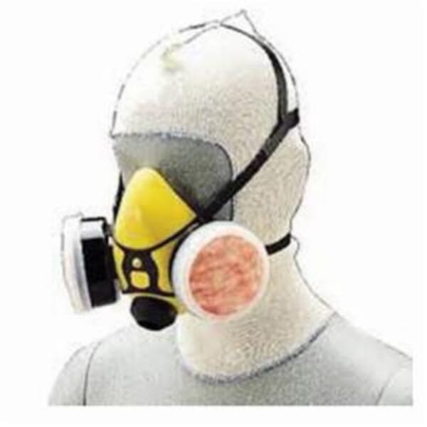 Allegro 1410 Disposable Lightweight Spray Socks, For Use With Half Mask and Full Mask Respirators, White