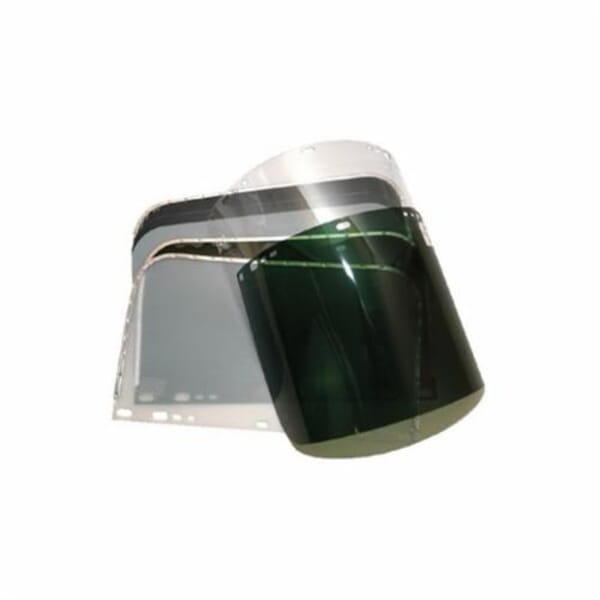 Anchor 3440UCL Faceshield Visor, Clear, PETG, 9 in H x 15-1/2 in W x 0.04 in THK Visor, For Use With Jackson Safety Helmets, Specifications Met: ANSI Z87.1-2003