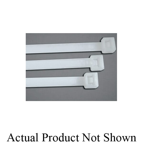 Anchor 1450N General Purpose Cable Tie, 14.6 in L x 0.18 in W x 0.054 in THK, Nylon 6.6, Natural