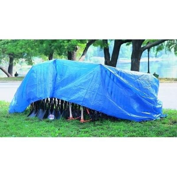 Anchor 2030 Multiple Use Tarpaulin, 5 mm THK, 30 ft L x 20 ft W Finished, Blue, Polyethylene