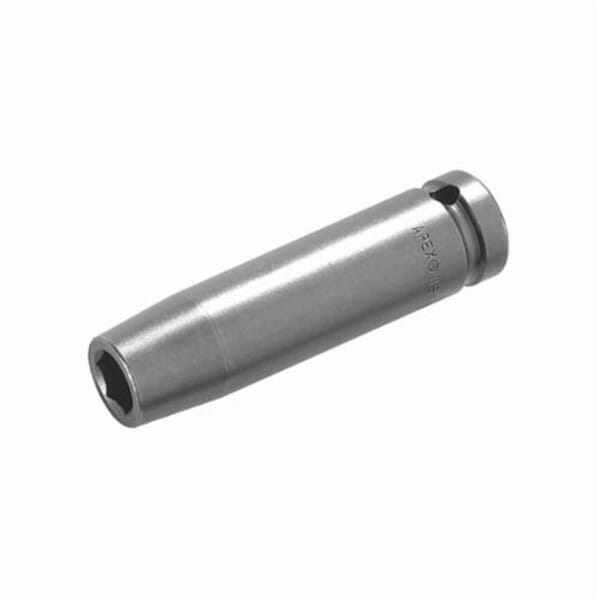 Apex 19MM25 Long Length Socket, Metric, 1/2 in Female Square Drive, 19 mm Socket, 6 Points
